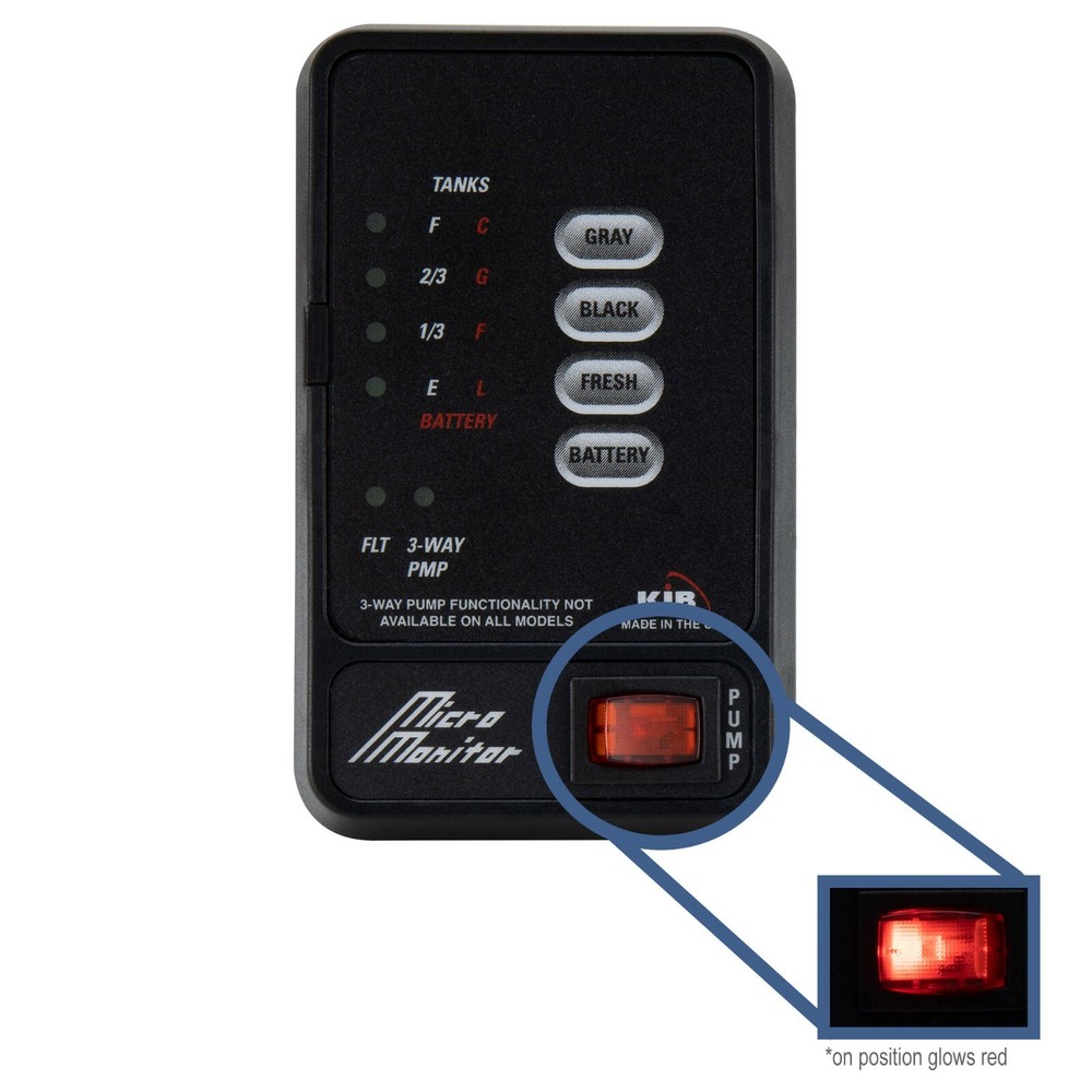 RV Tank Sensor Monitor Panel M21 Kib Replacement Panel M21 Water Level Sensor