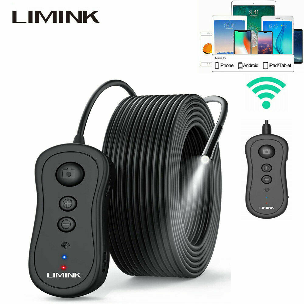 10M 6LED Wireless Endoscope Borescope WiFi Inspection Camera for iPhone Android