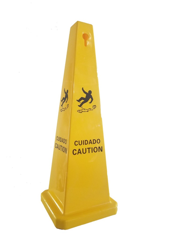 5 piece- Wet Floor Cone  35" Tall