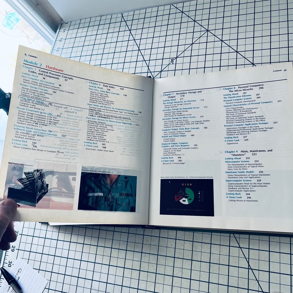 Computers Today Donald H. Sanders 1983 Vintage Computer Computing Textbook