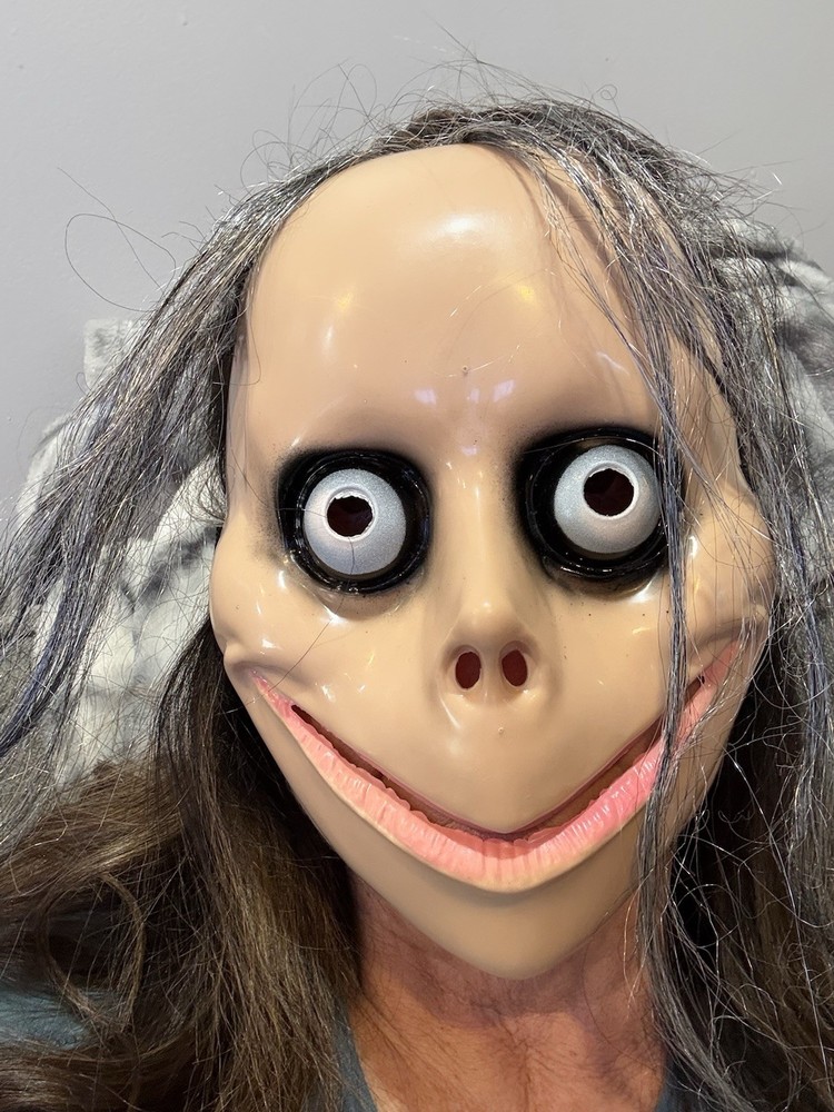 Momo Zombie Hard Plastic Mask Scary