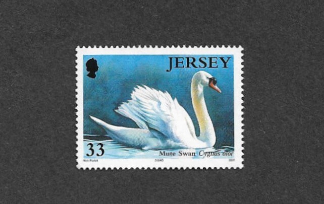 BIRDS MUTE SWAN  MNH JERSEY 2004