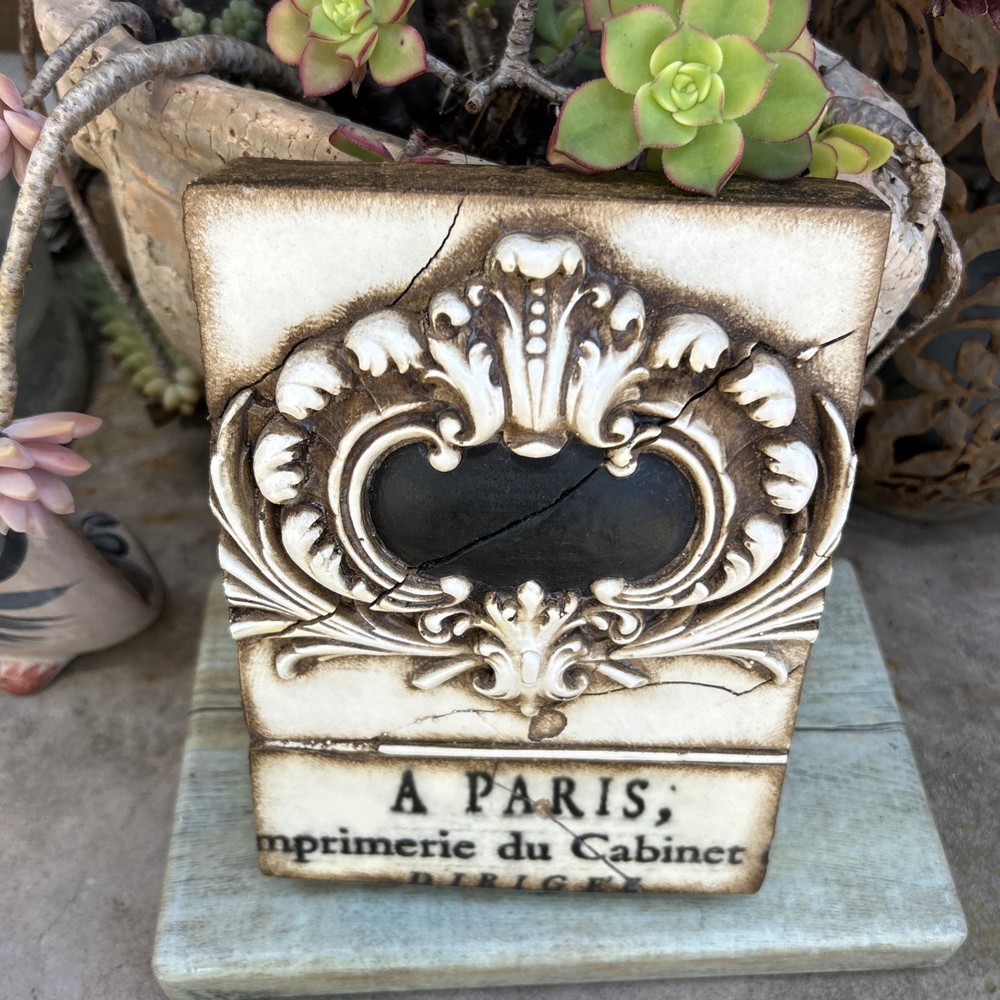 SID DICKENS FRENCH CREST T-123 MEMORY BLOCK Tile RETIRED