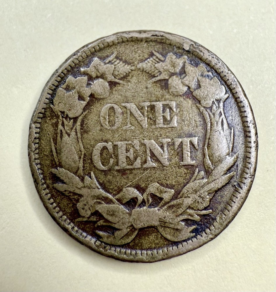 1858 Flying Eagle Cent – Large Letters – Early Small Cent – Circulated