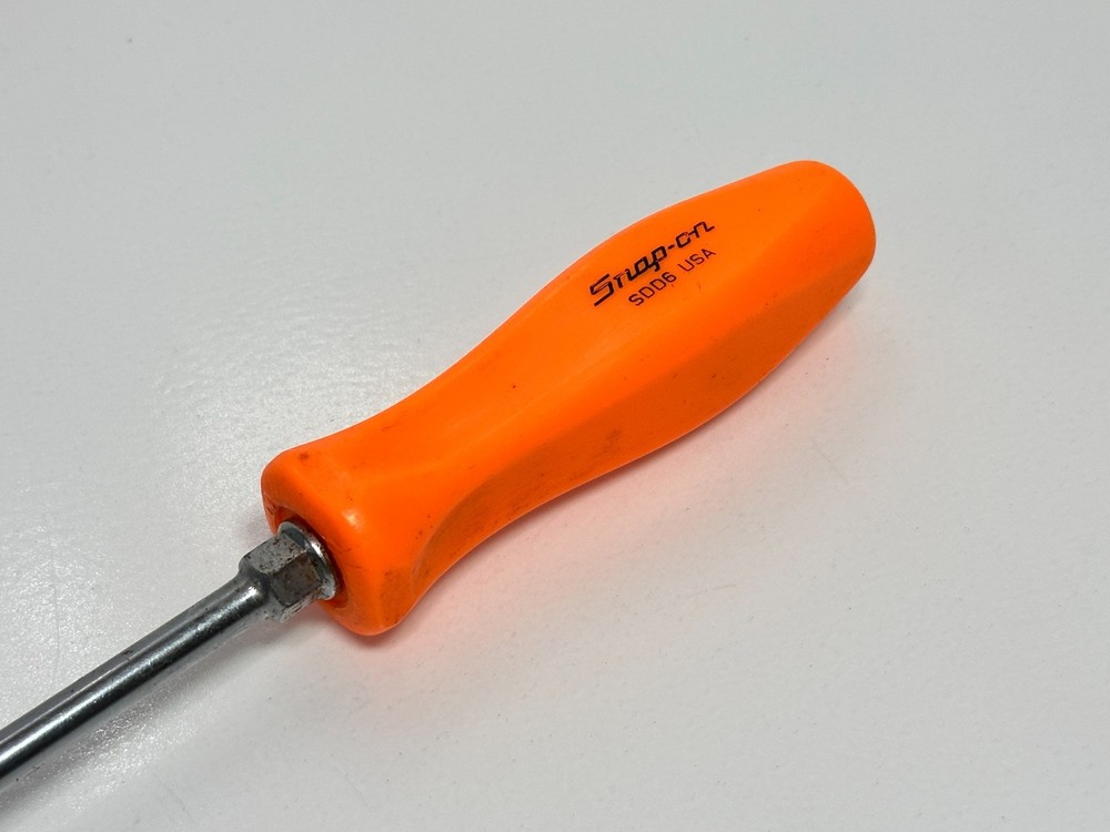 Snap On Tools USA Orange Hard Handle Phillips Tip Screwdriver