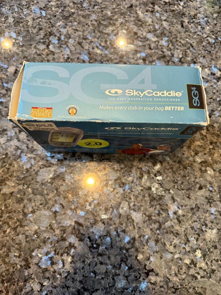 SkyCaddie SG4 Golf GPS Rangefinder – Version 2.0 Enhanced Software w/ Box