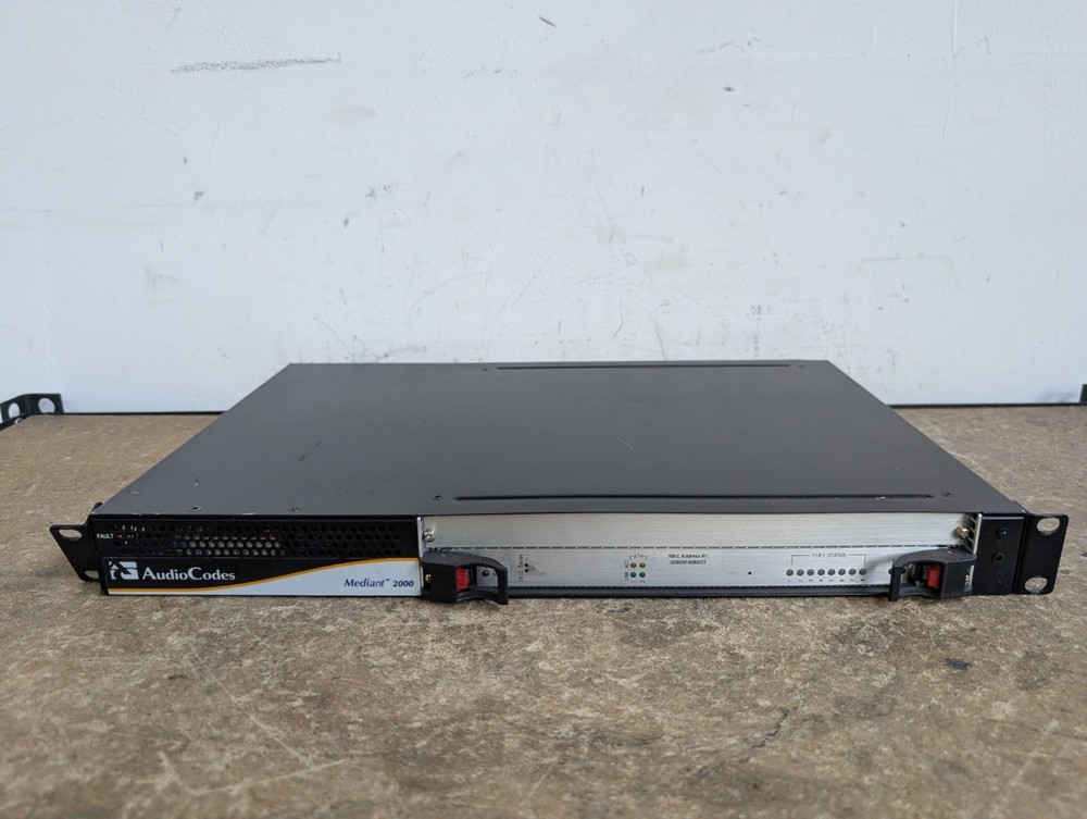 AudioCodes Mediant 2000 VoIP System Media Gateway 1span/IP/SIP