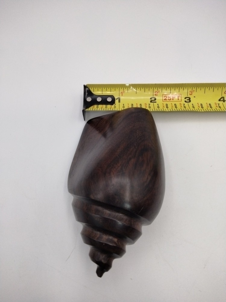 Vintage Ironwood Carved Conch Shell