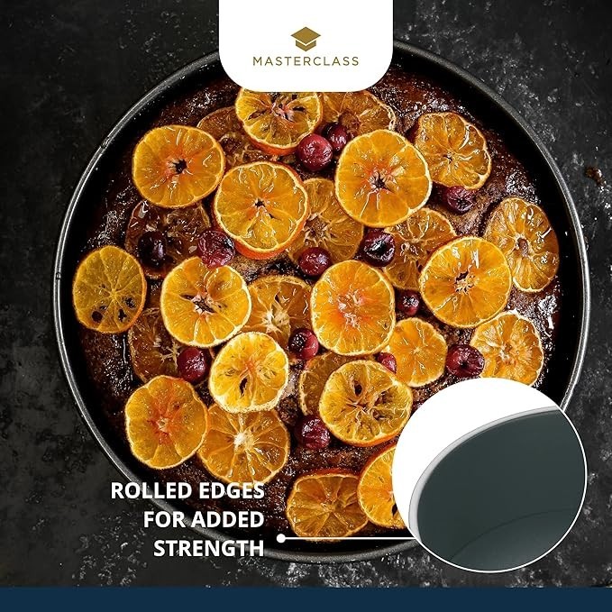 MasterClass Tall Non-stick Cake Maker / Baking Pan with Removable Base