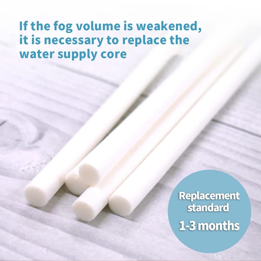 10 Pieces Humidifier Sticks Cotton Filter Refill White