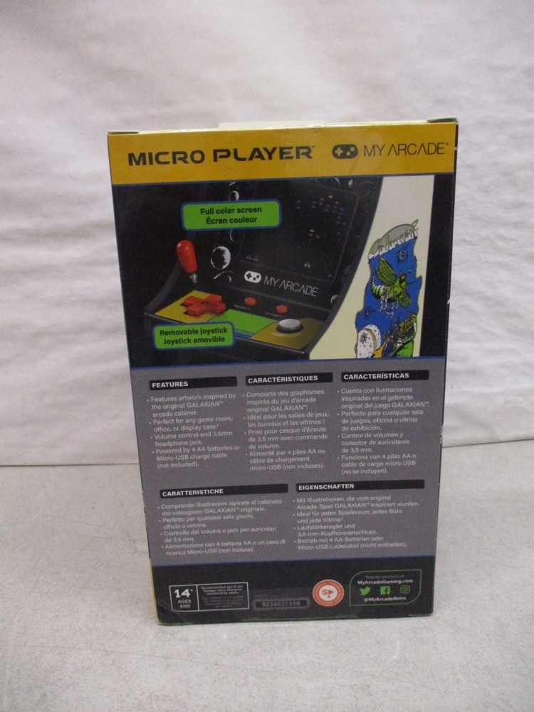 Galaxian My Arcade Micro Player Retro Arcade B