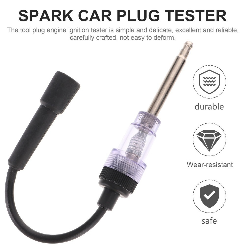 Practical Plug Engine Ignition Tester Inline Spark Plug Tester for Automotive