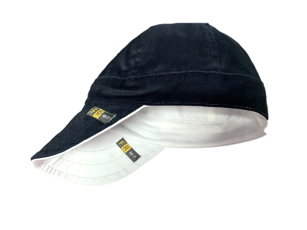 Flame Resistant Reversible Welding Cap - 100%Cotton - 7 oz