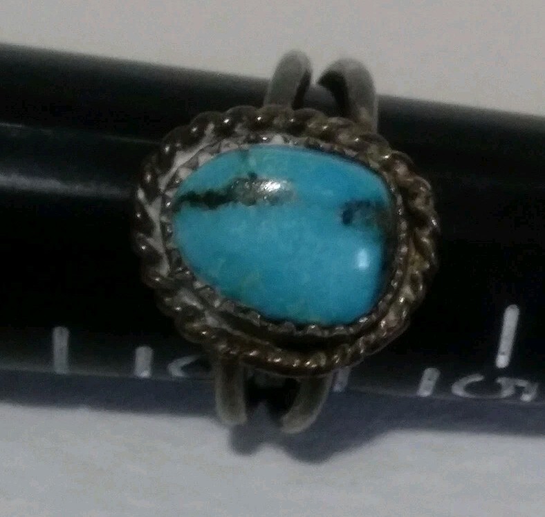 Native American Ring, Signed, Native American A7