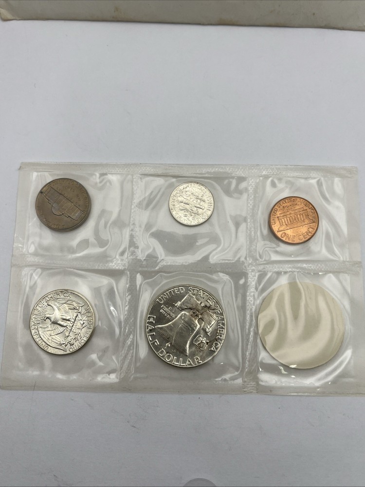 1963 US Silver Mint Sets Both P &D With Envelope
