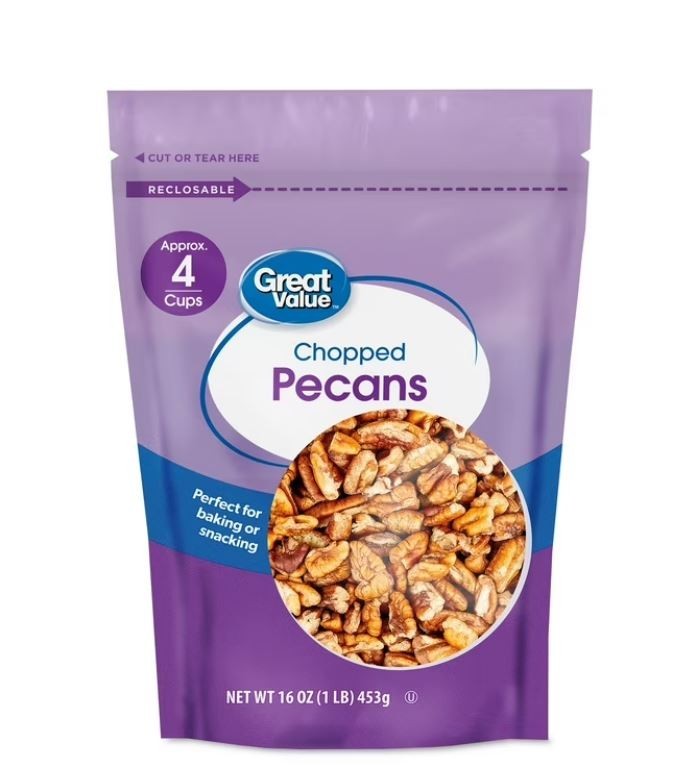 Great Value Chopped Pecans, 16 oz