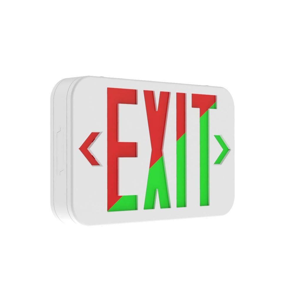 Hubbell Lighting Compass CER Trade Select LED Emergency EXIT Sign (Red or Green)
