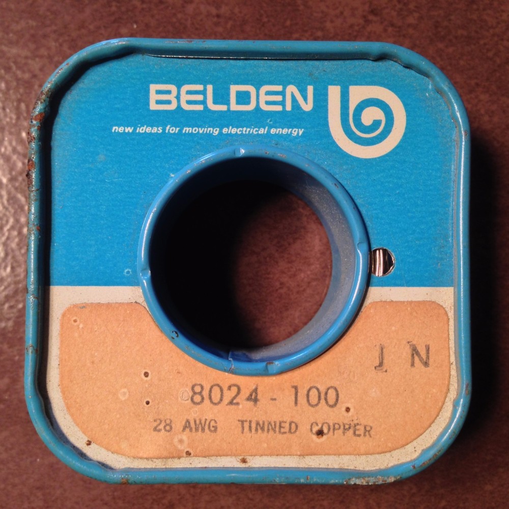 Belden 8024-100 28awg wire spool, NOS