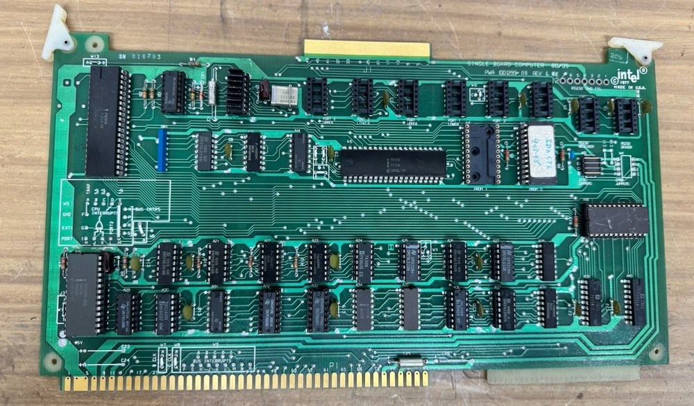 INTEL MULTIBUS Single Board Computer SBC 80/05 & Schematic 8085 chip FREE SHIP