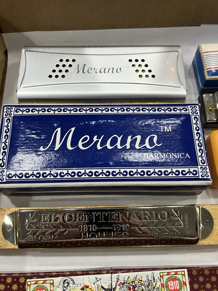 9 Miscellaneous Harmonica Lot-see Photos