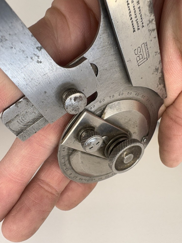 Brown And Sharpe Bevel Protractor
