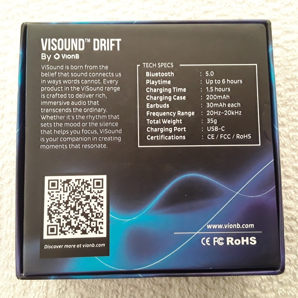 VionB Visound Drift Invisible Wireless Earbuds