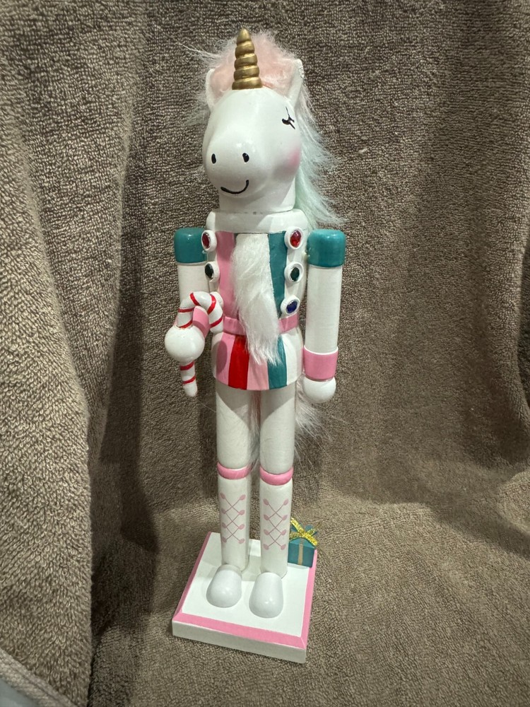Nutcracker Holiday  16"  Pastel Unicorn