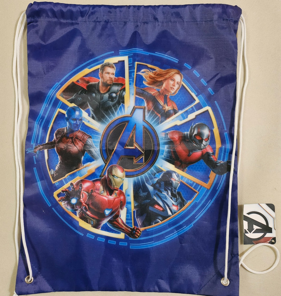 Marvel Avengers Endgame Cinch Sack - One Size - DrawString - New