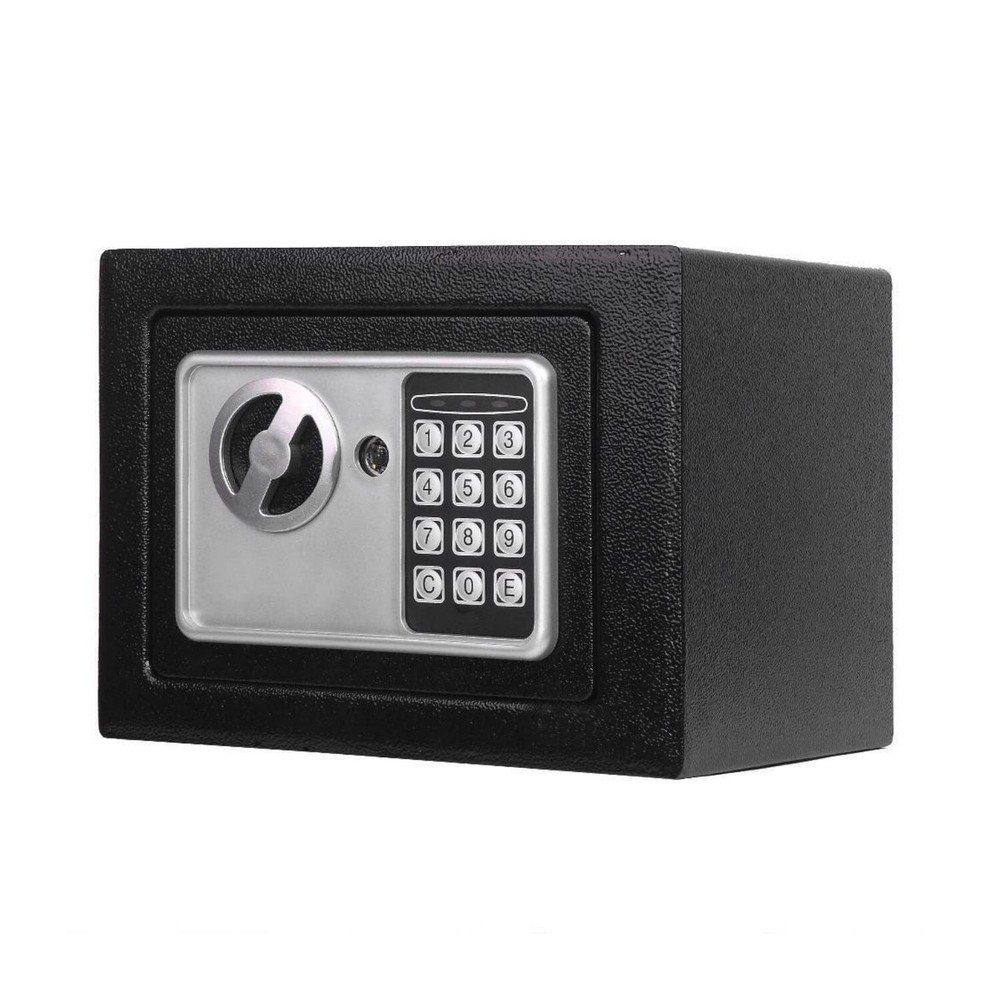 Electronic Small Safe Box Digital Electronic Security Safe Box w/ Keys for Home