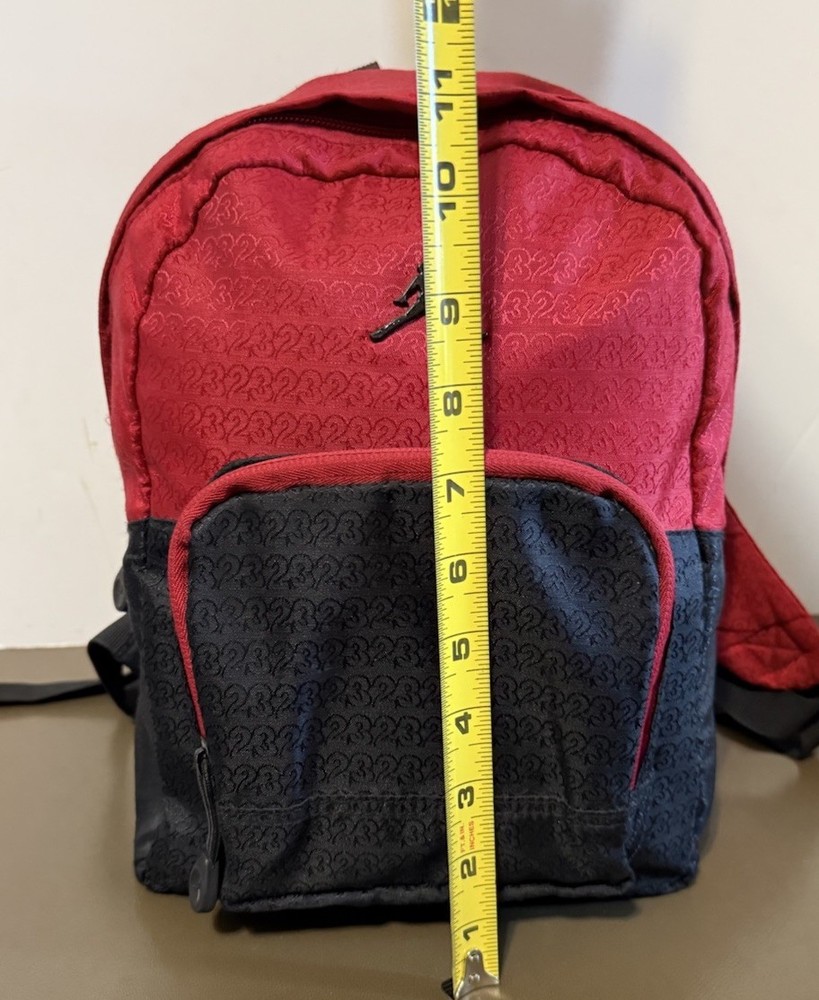 Jordan Jumpman 23 Monogram Mini Backpack Red Black Michael Jordan Bag
