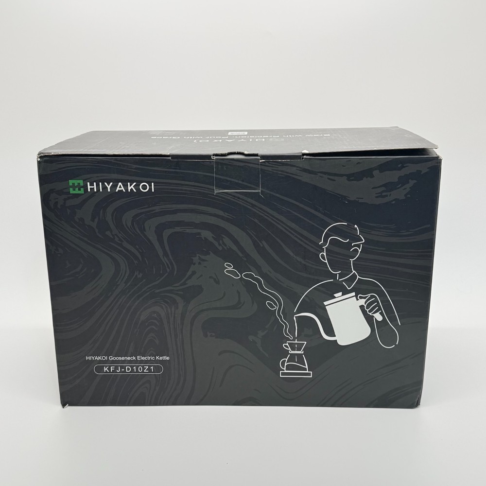 Electric Kettle, HIYAKOI Gooseneck Electric Kettle with Temperature Control, ...