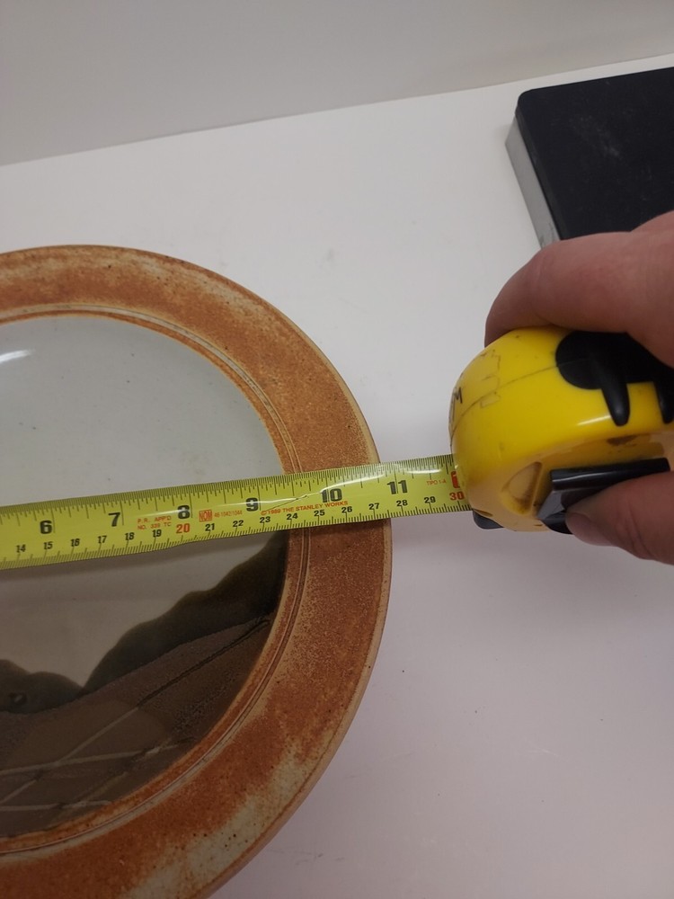 Studio Pottery Rob Wiedmaier Cake Plate Landscape