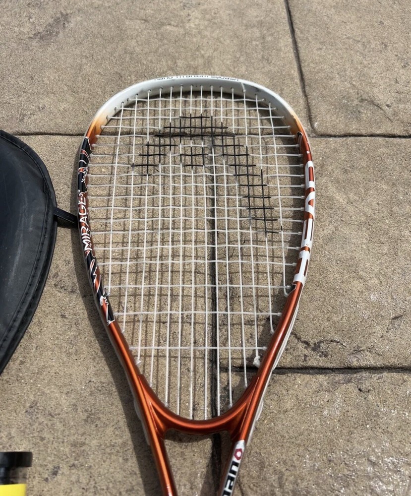 Used Head NANO TI MIRAGE Squash Racquet