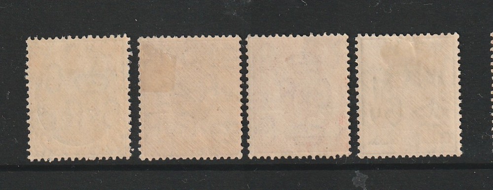 GB 1929 PUC low values MM SG 434/7