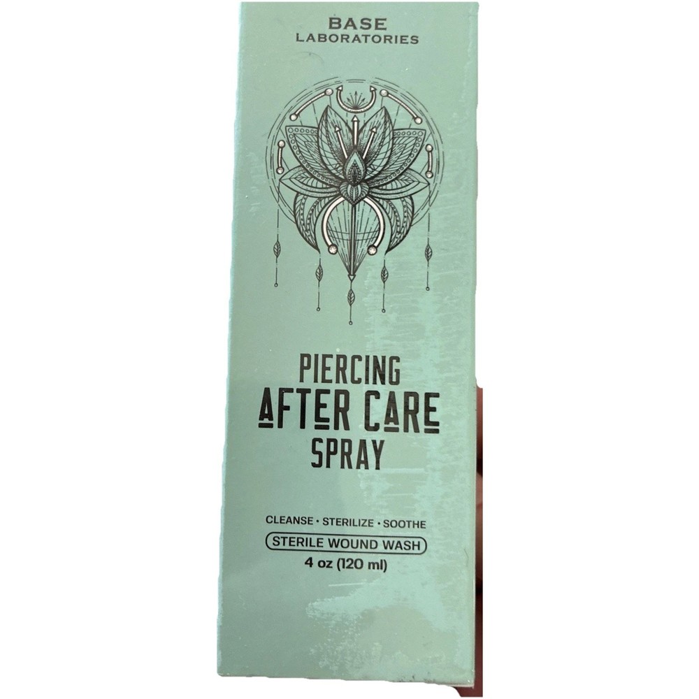 Face Body Piercing Aftercare Spray Piercing Cleaning Solution | 120ml | Saline