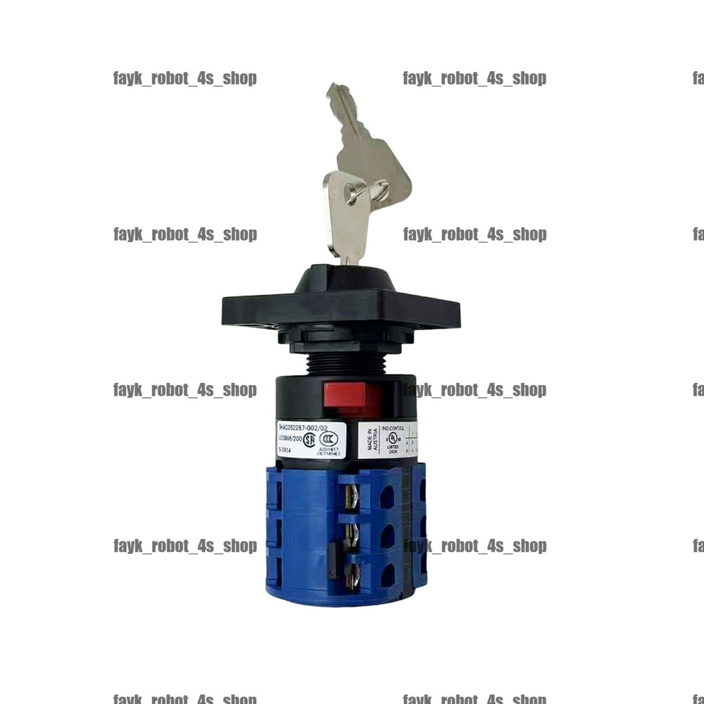 3HAC15340-1 0N6KB keys&3-position selector mode switch For ABB robot controller