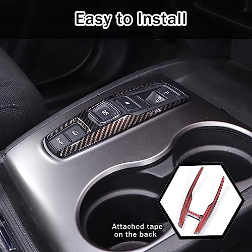 Gear Shift Button Frame Trim for Honda Pilot 2016-2022/ Carbon Fiber Pattern