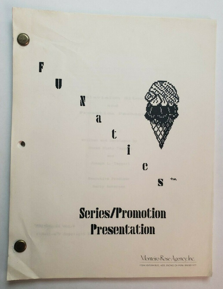 FUNATICS / Misty Stewart-Taggart 1989 Unproduced TV Script, Pilot Presentation