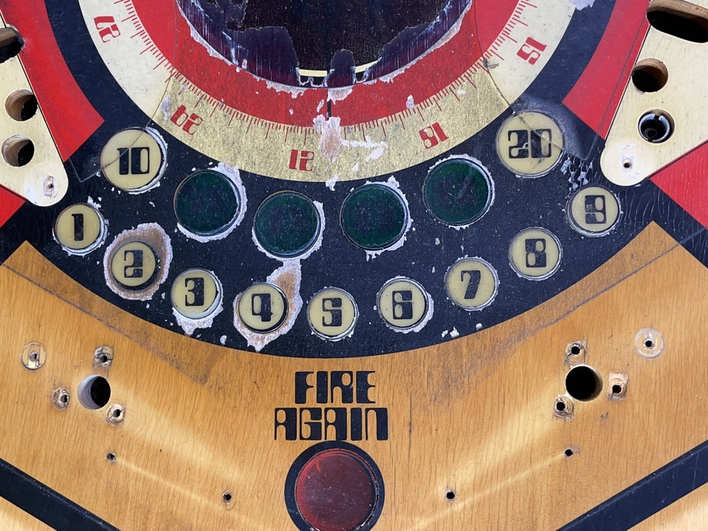 Williams Stellar Wars Pinball Machine Game Playfield