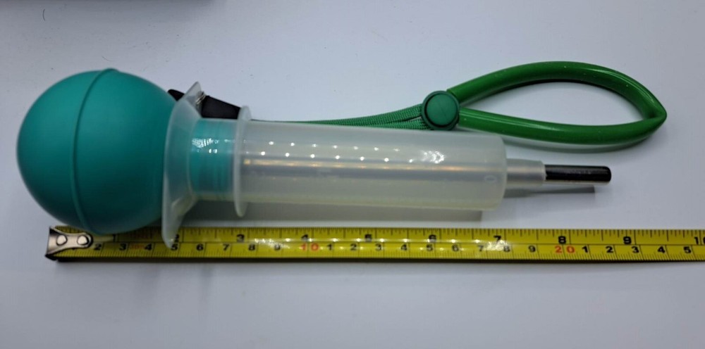 CS2 14" Gold Prospecting Crevice Sniping Bulb Suction Tool +Tether DEEP REACH