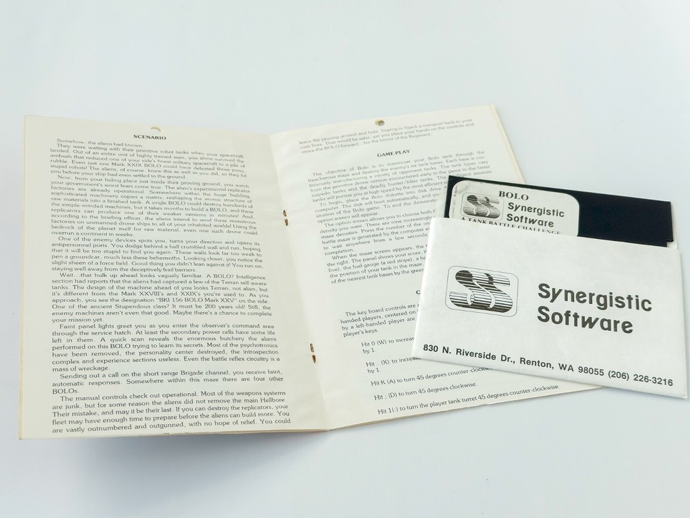 Bolo - Synergistic Software - 1982 / Apple II