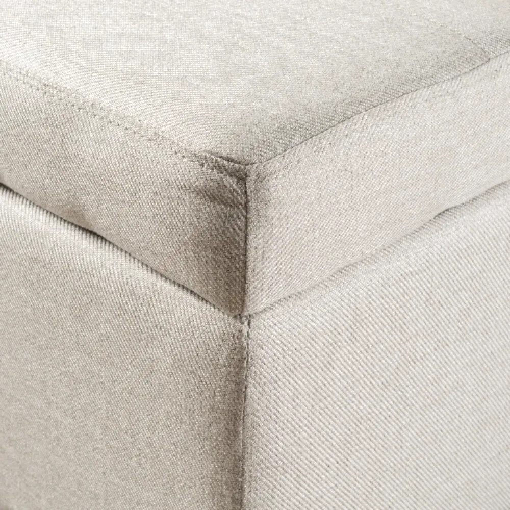 Versatile Baltimore Ottoman with Hidden Storage for Home Essentials