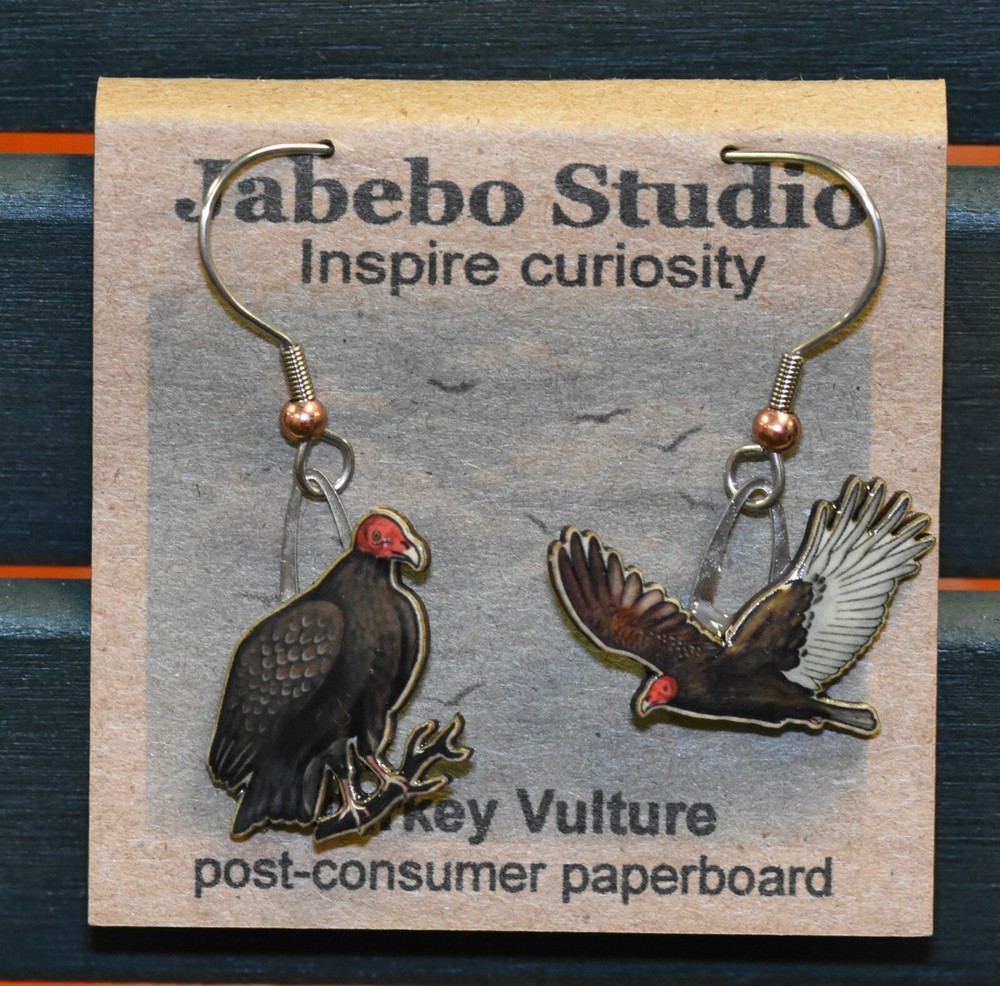 Jabebo Earrings Turkey Vultures