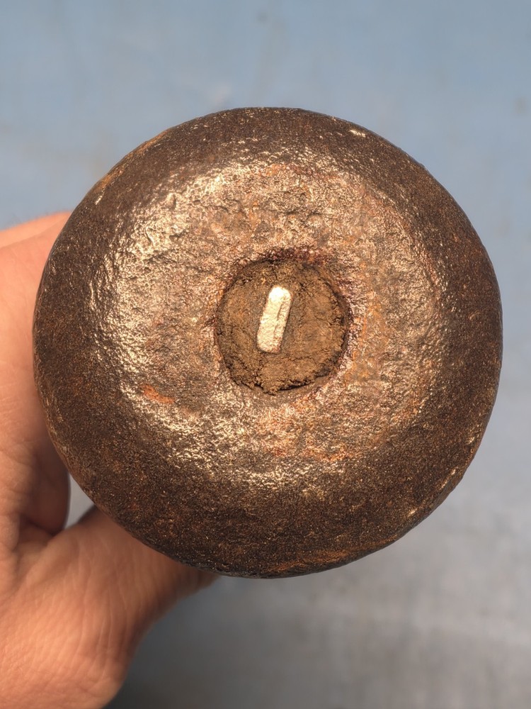 Antique Macadamizing Knapping Napping Hammer Rock Stone Dressing Unmarked Handle