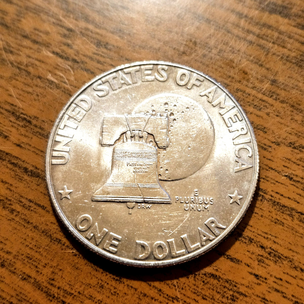 1976-D Eisenhower Dollar IKE TYPE 1 MS GRADE Clad KM#206