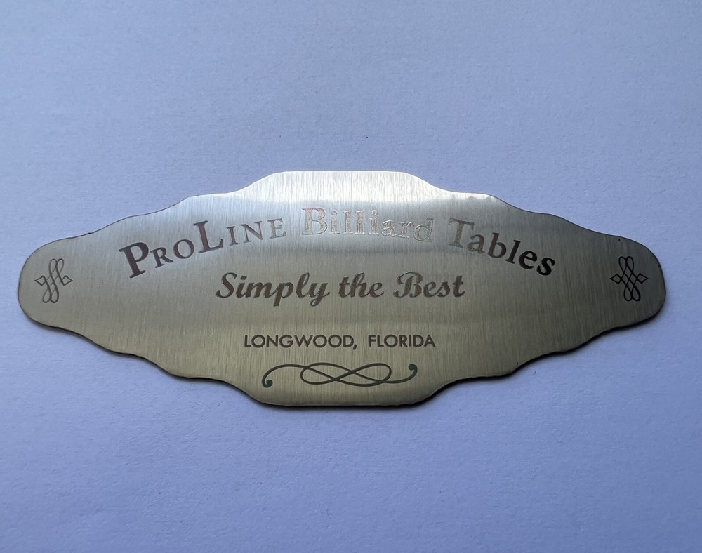 Replacement Proline Pool Table End Rail Plate