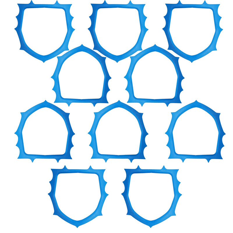 10X Dental Plastic Rubber Dam Frame Holder Barrier Bracket Support Autoclavable