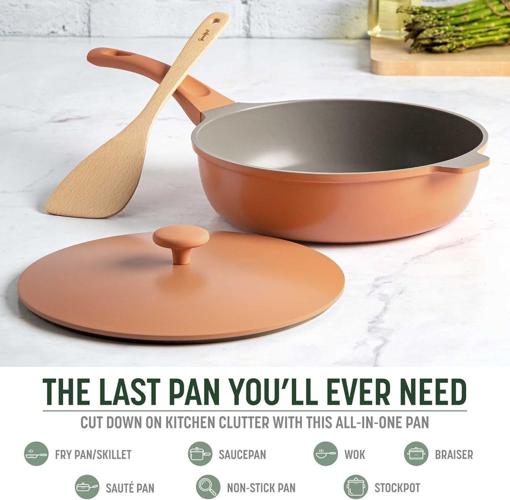 All-in-One Pan, Multilayer Nonstick, High-Performance Cast Construction, Mult...