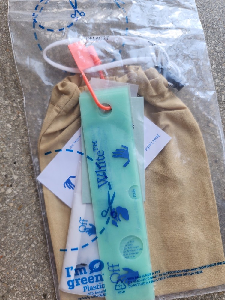 AUTHENTIC OFF-WHITE FACE MASK - TAN/WHITE