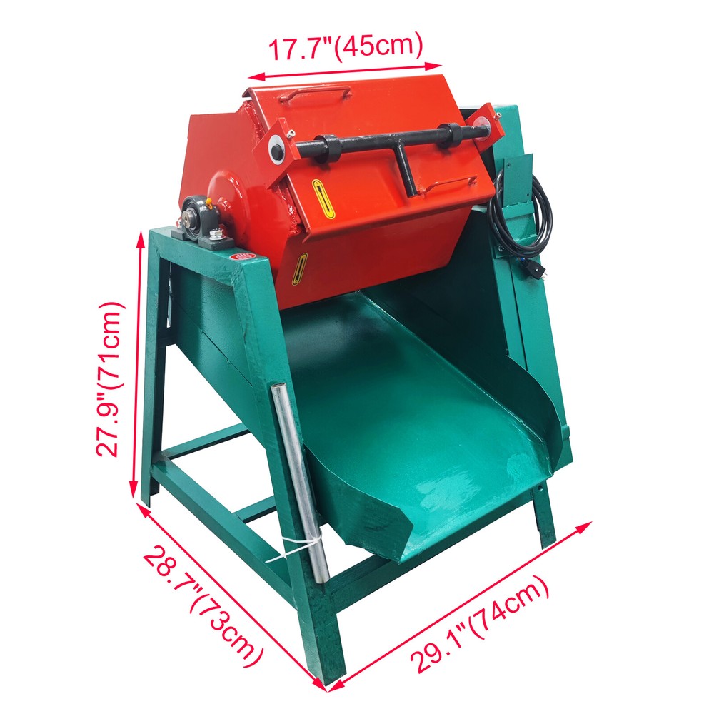 60L Roller Polisher Deburring Processing Tool Hexagonal Drum Polishing Machine